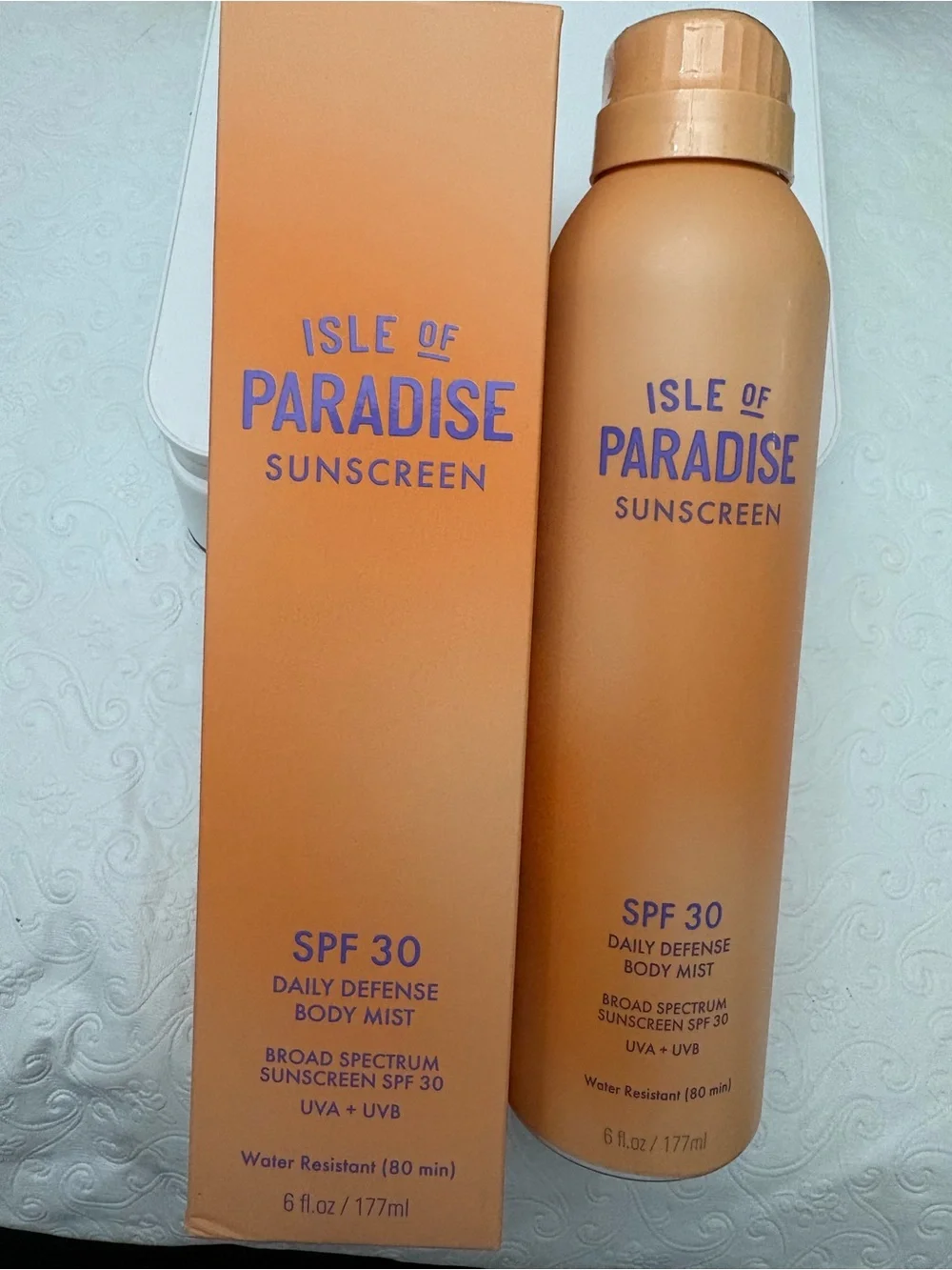 Isle of Paradise Orange SPF 30 Daily Defense Body Mist Sunscreen